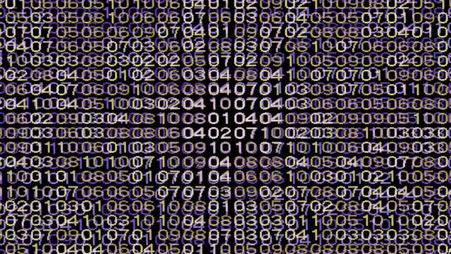 numbers code information counting digital