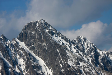 Fototapeta na wymiar Lomnicky stit (Lomnica), Tatra Mountains, Slovakia