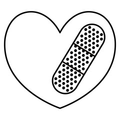 heart cardio with cure bandage