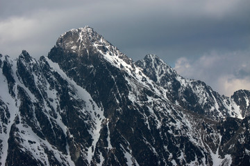 Fototapeta na wymiar Lomnicky stit (Lomnica), Tatra Mountains, Slovakia