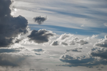 Fototapeta na wymiar Cloudy sky. Beautiful heaven
