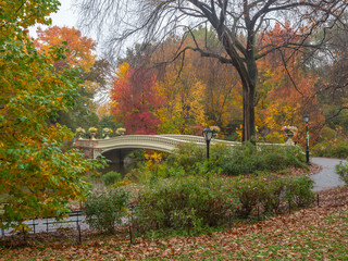 Bow bridge,Central Park, New York Cit