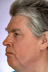 Obraz premium Face, facial expressions, feelings, emotions, self-portrait