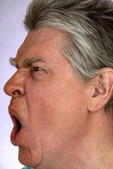 Obraz premium Face, facial expressions, feelings, emotions, self-portrait