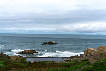 Spring Impressions from the Lands End in Golden Gate Recreation Area in San Francisco