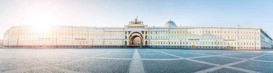 Fototapeten Generalstabsgebäude & Palastplatz in St.Petersburg, Russland © Daniel Dörfler