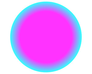 neon pink blue circle ball on white background Glowing futuristic lines in a dark space with a modern concept. Generics presentations. Vector layout EPS10. Advertising design of brochures, blurred
