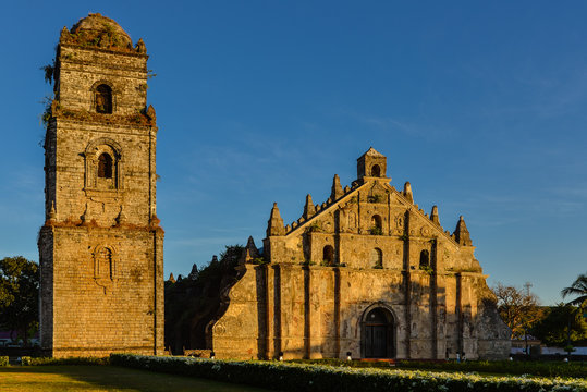 Paoay Church and Belfry. This church was declared a National Cultural Treasure by the Philippine government in 1973 and a UNESCO World Heritage Site in 1993.