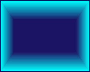 Fototapeta premium abstract background neon bright blue rectangle Glowing futuristic lines in a dark space with a modern concept. Generics presentations. Vector layout EPS10. Advertising design of brochures, blurred