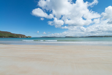Killahoey Beach at Dunfanaghy Bay at low tide, Donegal, Ireland