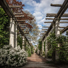 The Hill Garden and Pergola in Hampstead, London.