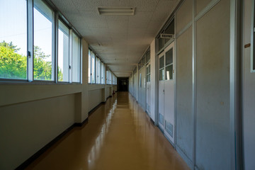 学校の廊下
