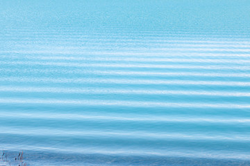 Abstract image of ripples on Lake Tekapo, New Zealand