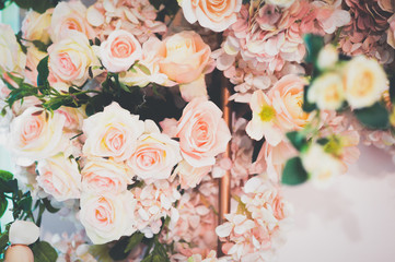 Beautiful vintage roses, elegant patterns for making various media.