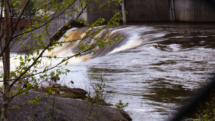Kongsgossen, wodospad, waterfall, Amot, fossen, Amot, Norwegia, Norway, Norge