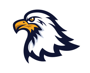 Bald eagle mascot vector illustration