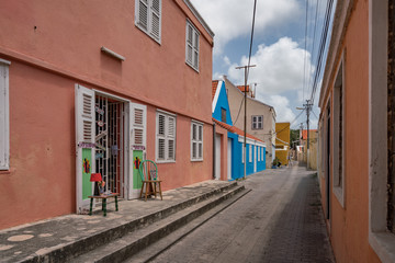 Otrobanda Side streets Views around the Caribbean Island of Curacao