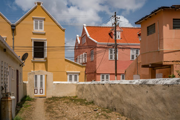 Otrobanda Side streets Views around the Caribbean Island of Curacao