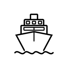 ship - shipping - transportation icon