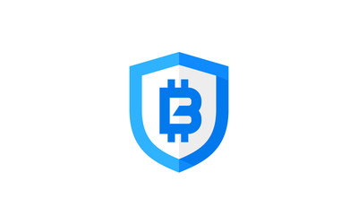 blue shield bitcoin icon