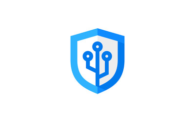 blue shield usb icon