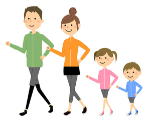 ウォーキング　ファミリー