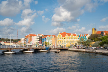 Punda waterfront Views around the Caribbean Island of Curacao