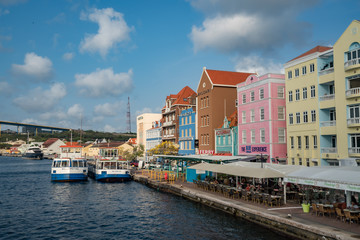 Punda waterfront Views around the Caribbean Island of Curacao