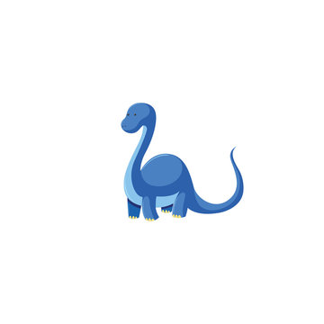Image of dinosaur, vector or color illustration.