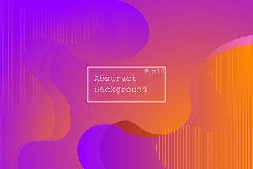 Colorful geometric background with Fluid and liquid shapes composition. Eps10