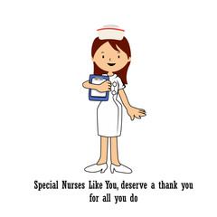 Happy International Nurses Day Vector Template Design Illustration