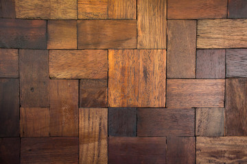 wood brick wall background