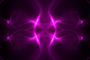 purple circular wave glow. kaleidoscope lighting effect.