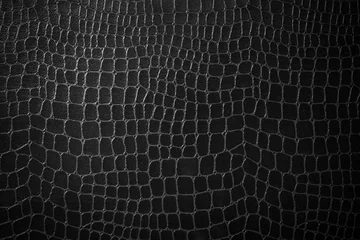 Zelfklevend Fotobehang 黒い革のテクスチャー © hanahal