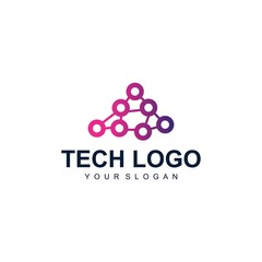 Obraz premium Technology Logo Template