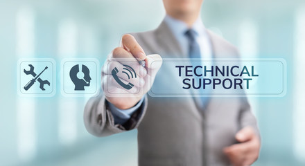 Technical support customer service guarantee quality assurance concept.