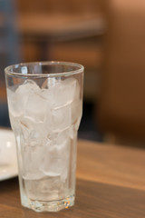 Clean drinking water from safe plastic bottles, Pouring into a glass,