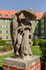 Borstay district, Munich, Germany an amazing area of the city, houses and courtyards
