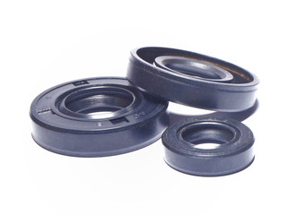 Oil seal on a white background