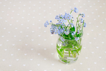 Forget me not flowers.