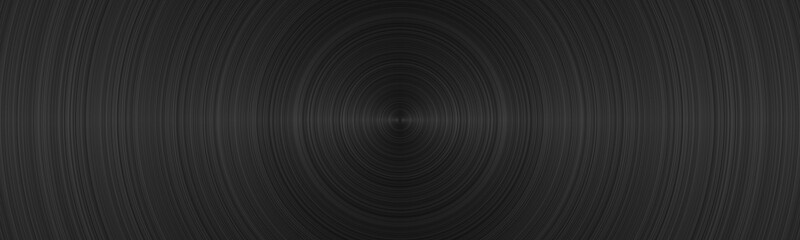 Vinyl record close up. Black vinyl texture. Panoramic illustration