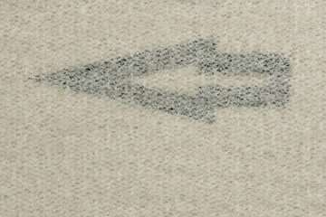 Macro image of sandpaper textures