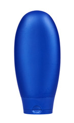 Plastic cosmetic bottle, shampoo and soap gel.