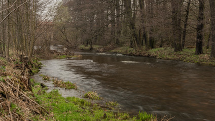 Svatava river near Sokolov town in west Bohemia