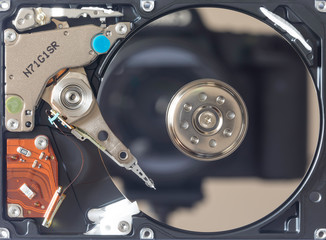 Equipment within the hard disk