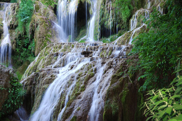 Naklejka premium Krushuna waterfalls - Devetashko Plateau, Bulgaria.