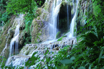 Naklejka premium Krushuna waterfalls - Devetashko Plateau, Bulgaria.
