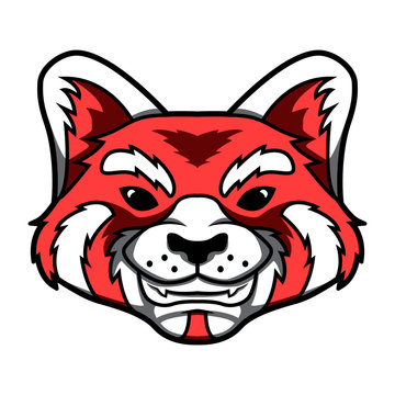Red Panda logo Head