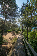 The road of Ronda by Tossa de Mar