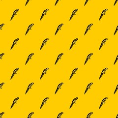 Parrot pattern seamless vector repeat geometric yellow for any design